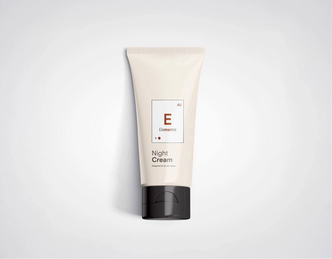 A bottle of Elemental 'Night Cream'