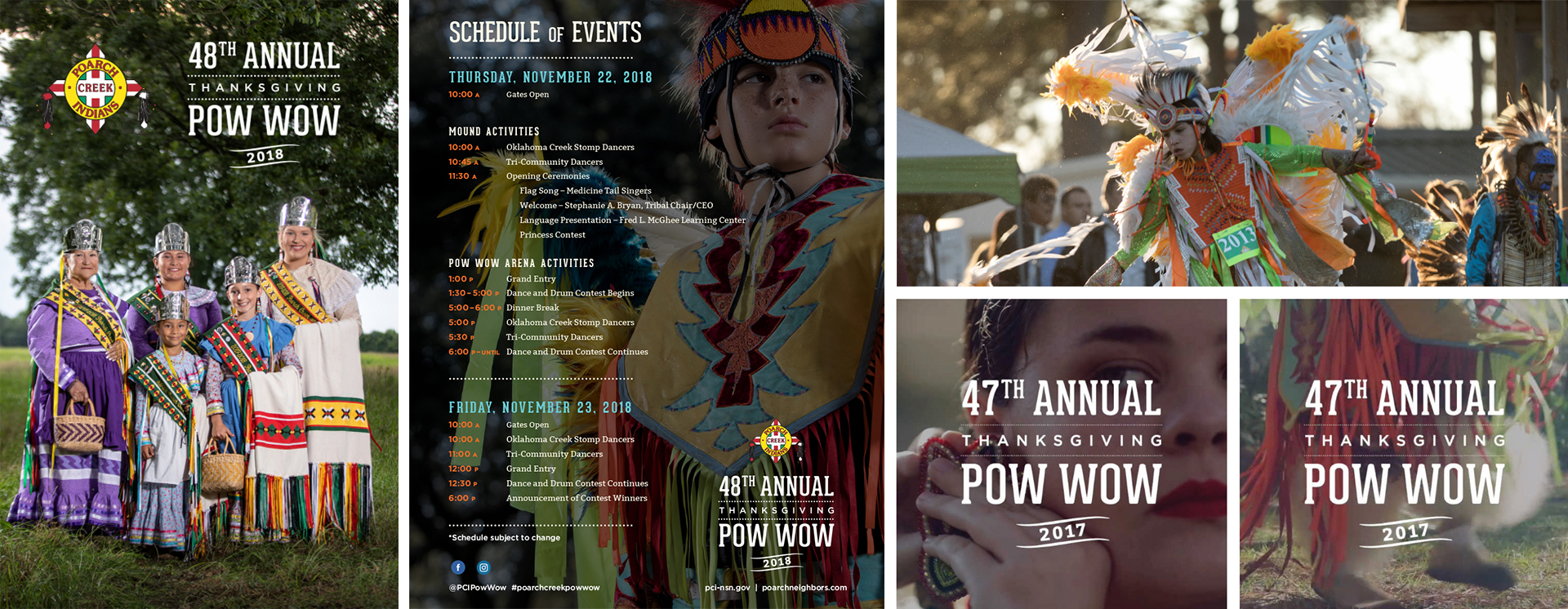 Pow Wow Branding and Identity Examples